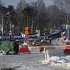 На трассе Надым – Салехард на Ямале уплотняют основание на подходе к мосту