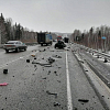 В аварии на трассе Р-255 Сибирь в Красноярском крае погибли два человека