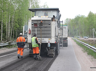 Началась реконструкция дороги на Локти в Новосибирской области