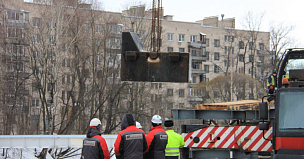Продолжается демонтаж моста на улице Мерецкова в Петрозаводске