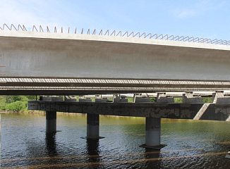 Активными темпами продолжается реконструкция Колхозного моста в Орле