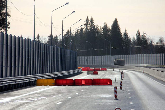 Временный проезд по трассе М-1 Беларусь в Подмосковье закрыт в связи с завершением первого этапа строительства развязки в районе Кубинки