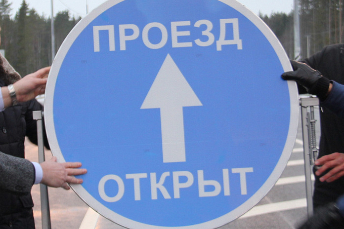 Торжественно открыли путепровод в Новошешминском районе Татарстана