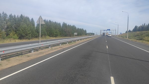 Вдоль трассы М-7 Волга у трех населенных пунктов в Чувашии установили освещение