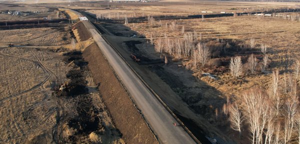 На 55 % построен обход Тулюшки и Трактовой на трассе Р-255 Сибирь в Приангарье