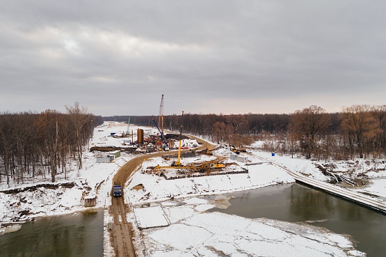 Почти 50 мостов и путепроводов строят на шестом этапе трассы М-12 Москва - Казань