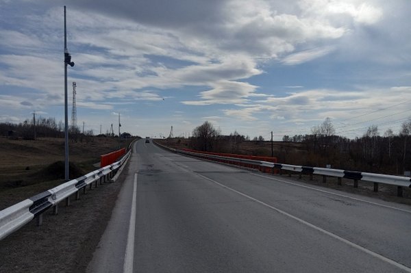 Начался капремонт моста через реку Шарап в Новосибирской области