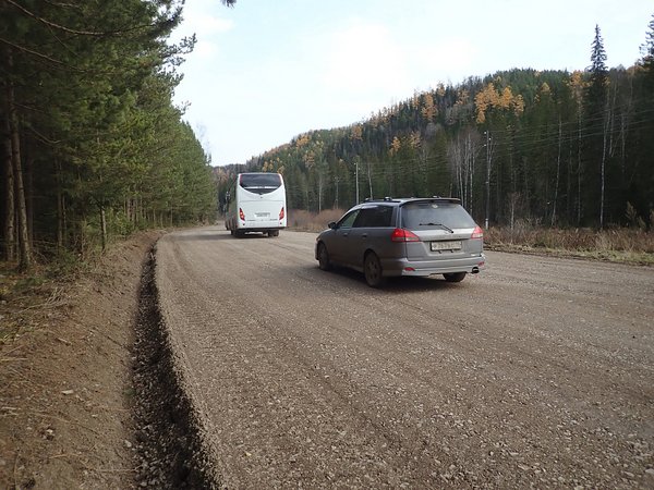 В Красноярском крае отремонтировали участок дороги Маганск - Береть - Урман