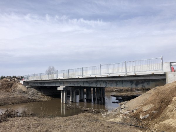 Отремонтирована левая полоса моста через реку Руйка в Марий Эл