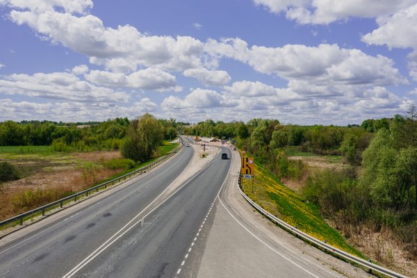 На 75 % отремонтирован мост через реку Коста на трассе А-240 В Брянской области