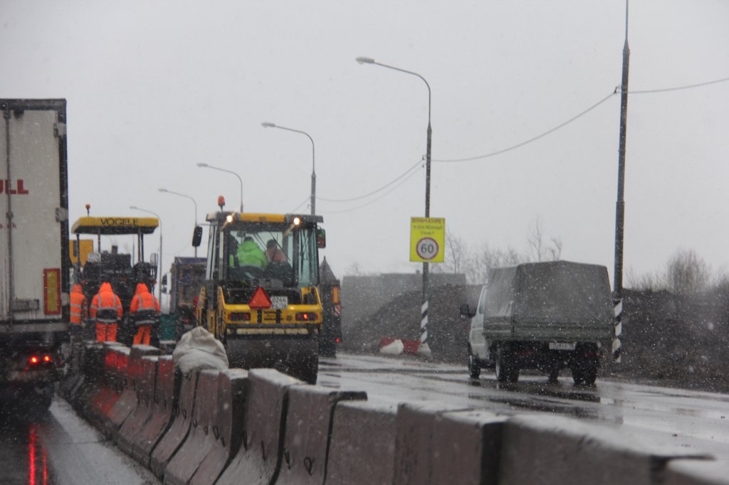 Капремонт путепровода на Лужском шоссе в Великом Новгороде завершат в июне