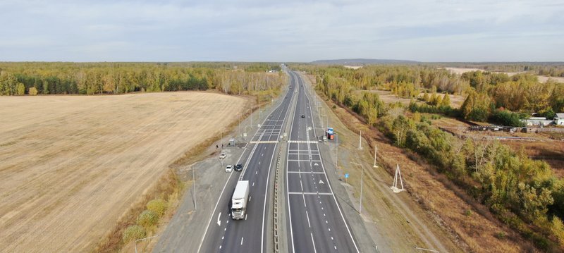 Почти 80 км федеральной трассы М-5 Урал обновят в Челябинской области
