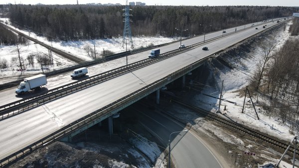 На трассе М-7 Волга в Подмосковье приступают к ремонту мостов и путепроводов