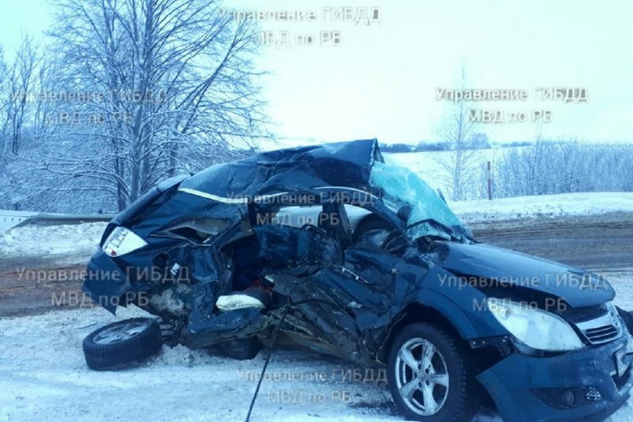 Два человека стали жертвами аварии на трассе Уфа - Янаул в Башкирии