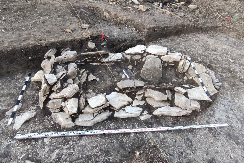 На месте будущей развязки в Верхнебаканском на Кубани начались масштабные археологические раскопки