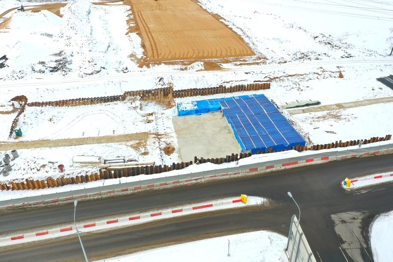 Тоннель строят в Подмосковье на пересечении Мытищинской хорды со Старым Ярославским шоссе