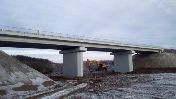 Введен в эксплуатацию новый мост через реку Макаровка в Иркутской области