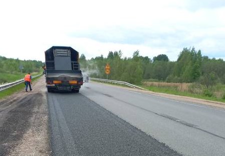 В этом году обновят более 30 км трассы М-9 Балтия в Псковской области