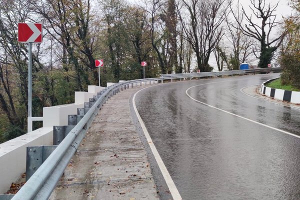 На участке трасы А-147 близ Батумского шоссе в Сочи завершен ремонт