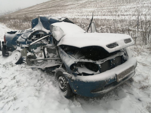 Два человека погибли в аварии на трассе под Воронежем Два человека погибли в аварии на трассе под Воронежем