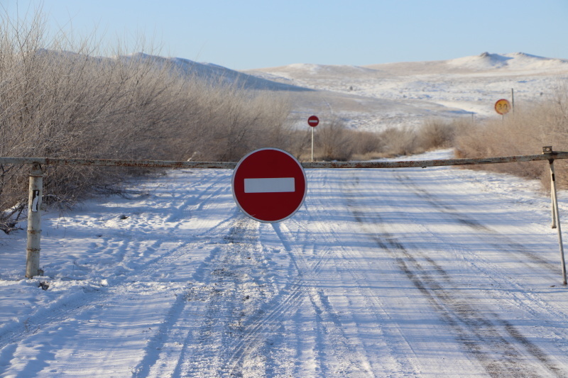 Закрыта ледовая переправа через реку Чикой в Селенгинском районе Бурятии