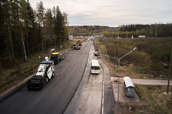 В Ленобласти отремонтирован участок Приморского шоссе