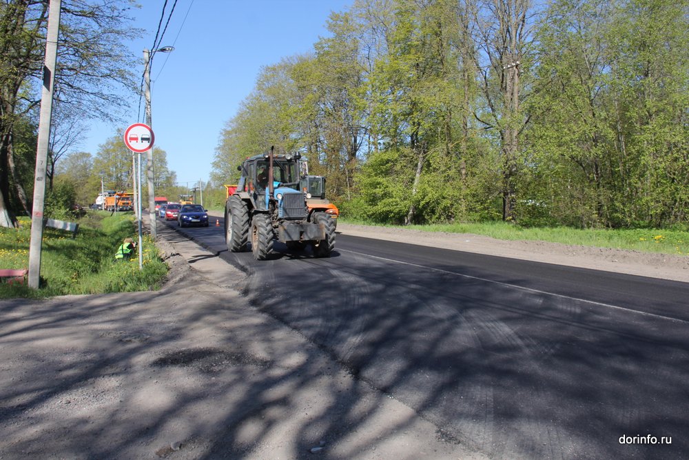 Начался ремонт Волковицкого шоссе в Ленобласти