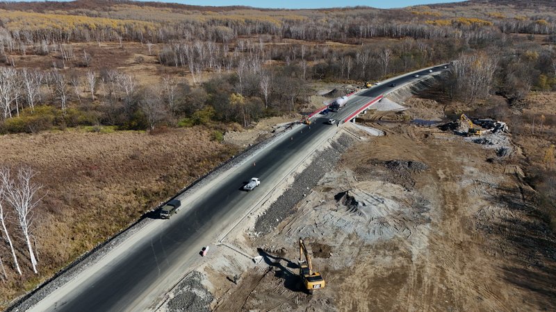 Завершается реконструкция моста через реку Лесную на трассе А-370 Уссури в Хабаровском крае Завершается реконструкция моста через реку Лесную на трассе А-370 Уссури в Хабаровском крае