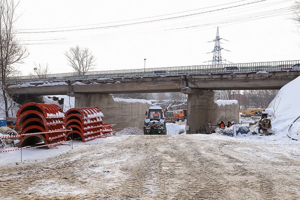 Глава Тулы проверил ход реконструкции Московского путепровода, Демидовского и Баташевского мостов