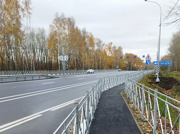 До четырех полос расширили около 7 км трассы Р-132 Золотое кольцо в Рязанской области