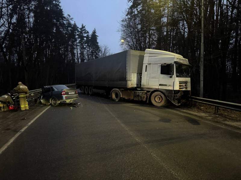В аварии с большегрузом на трассе М-4 Дон в Воронежской области погиб водитель «Лады» В аварии с большегрузом на трассе М-4 Дон в Воронежской области погиб водитель «Лады»