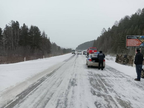 Девять пассажиров автобуса обратились за медпомощью после ДТП в Красноярском крае Девять пассажиров автобуса обратились за медпомощью после ДТП в Красноярском крае