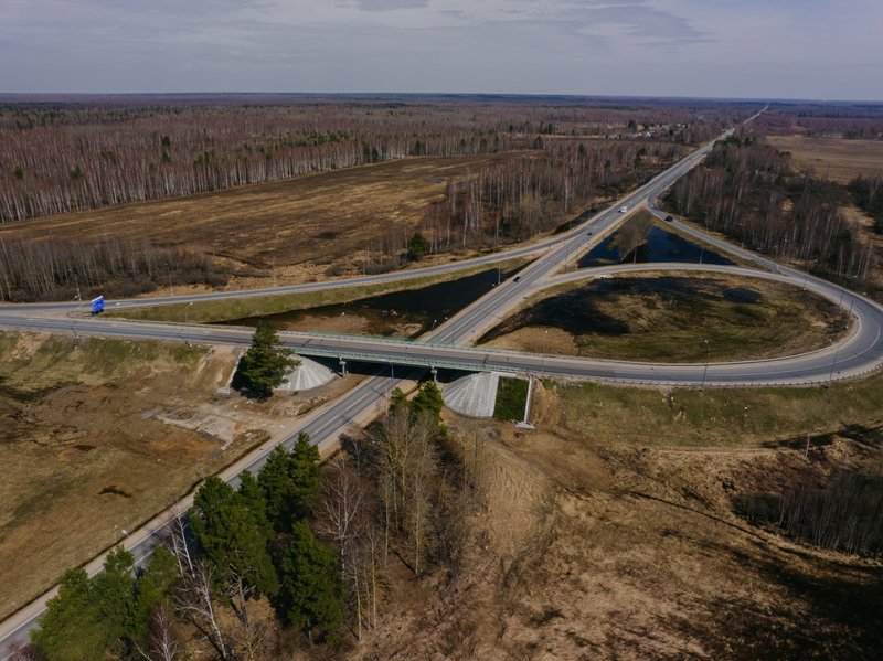 Завершен ремонт трех путепроводов на обходе Рославля в Смоленской области