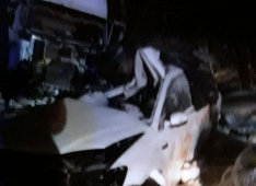Четыре человека погибли в ночной аварии на трассе А-122 в Новгородской области