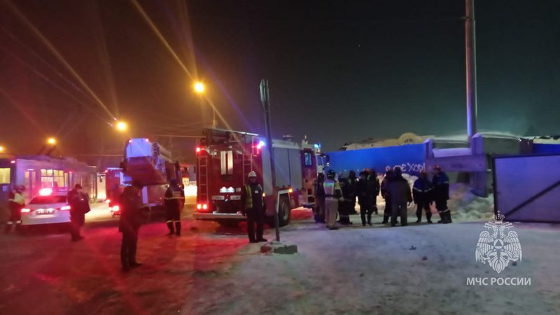 На пилоне строящегося моста через Обь в Новосибирске ликвидировали возгорание