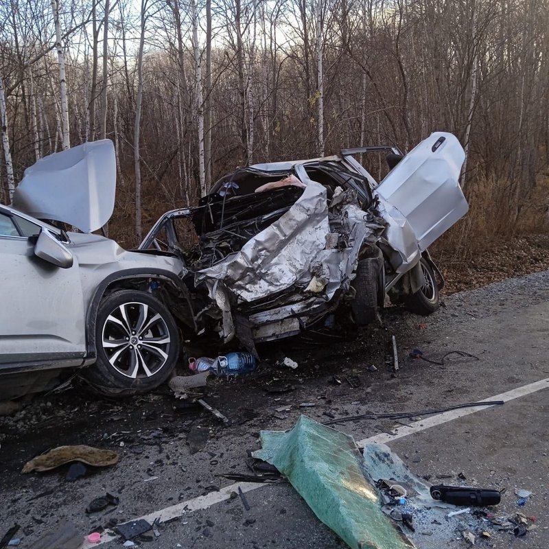 Два человека погибли в аварии на трассе А-376 в Хабаровском крае