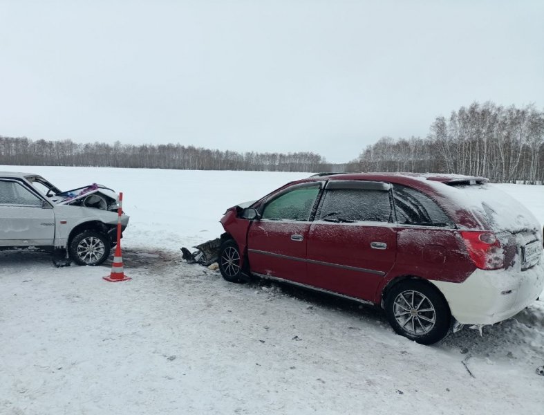 В утренней аварии в Омской области погибли водитель и пассажир ВАЗа