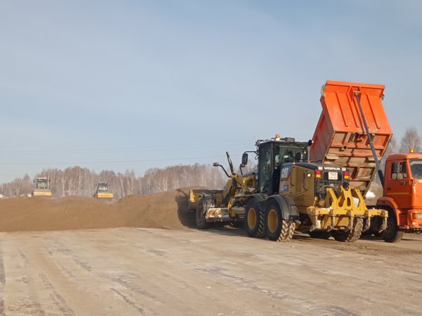 На первом этапе Восточного обхода Новосибирска продолжают земляные работы