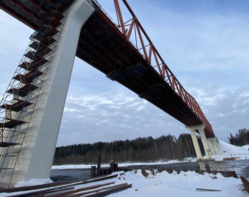 Испытания моста через Свирь в Ленобласти планируют провести летом