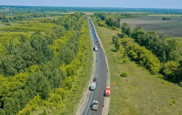 Участок трассы Р-158 в Нижегородской области отремонтирован на 50 %