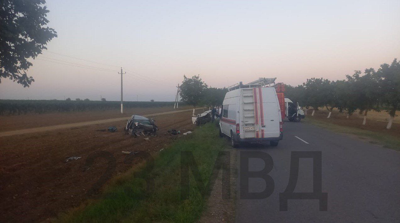 Четыре человека погибли в аварии на трассе Тамань - Веселовка на Кубани