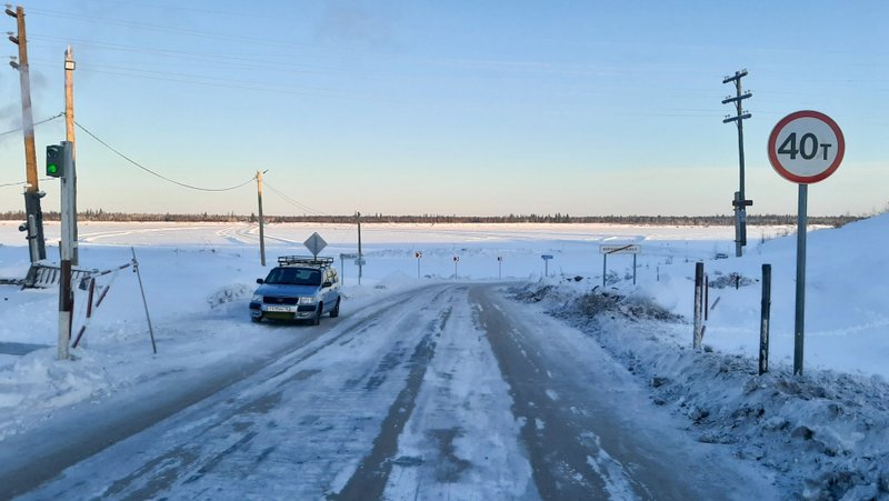 До 40 тонн увеличена грузоподъемность ледовых переправ на трассе А-331 Вилюй в Якутии