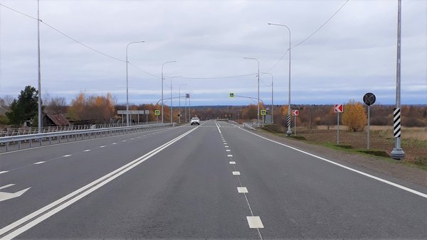 На участке трассы А-215 в Вологодской области завершился капремонт