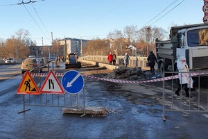 Ограничено движение по Павловскому мосту в Коврове