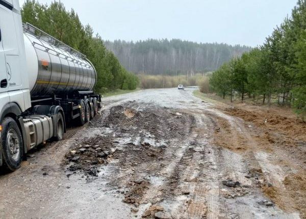 До середины мая ограничили движение грузовиков по двум дорогам в Новосибирской области