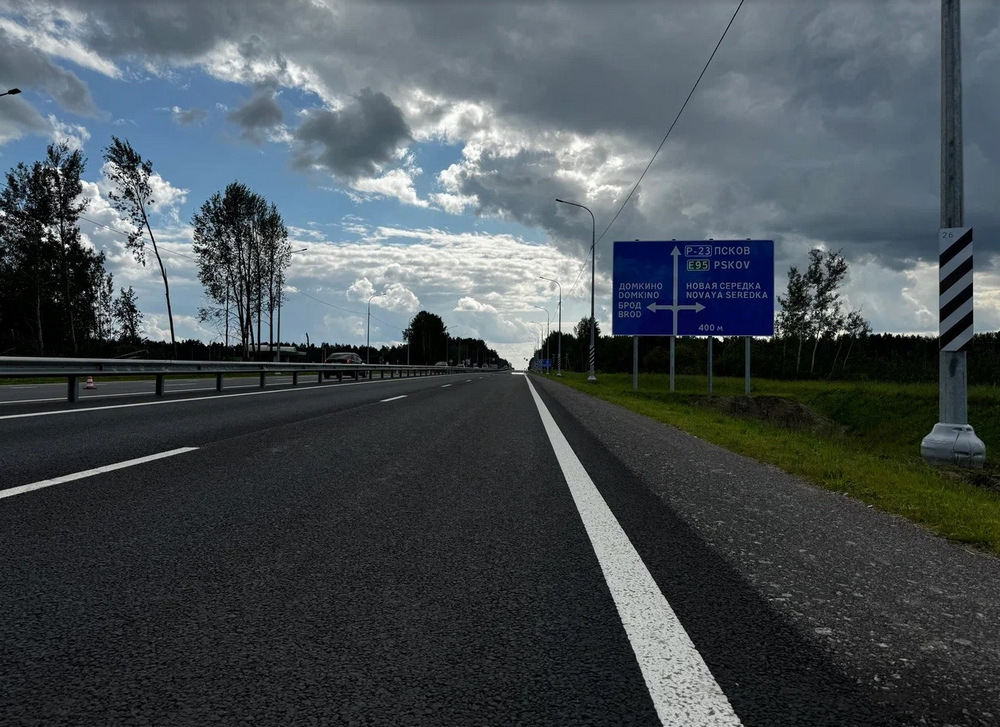 В Ленобласти открыт четырехполосный участок трассы Р-23 В Ленобласти открыт четырехполосный участок трассы Р-23