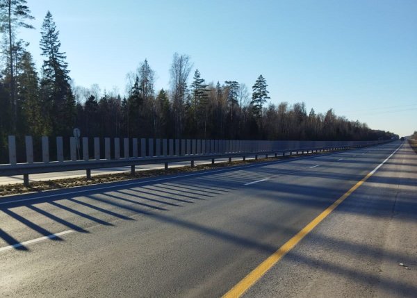 На трассе М-7 Волга во Владимирской области установят 40 км противоослепляющих экранов