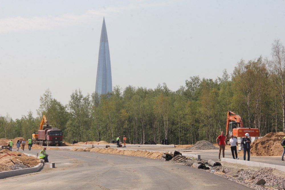 В Петербурге началось строительство магистрали М-32