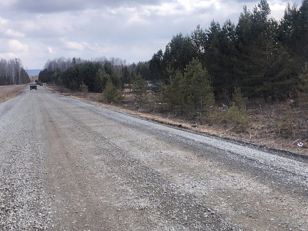 В Красноярском крае начался ремонт дороги Талое - Степановка
