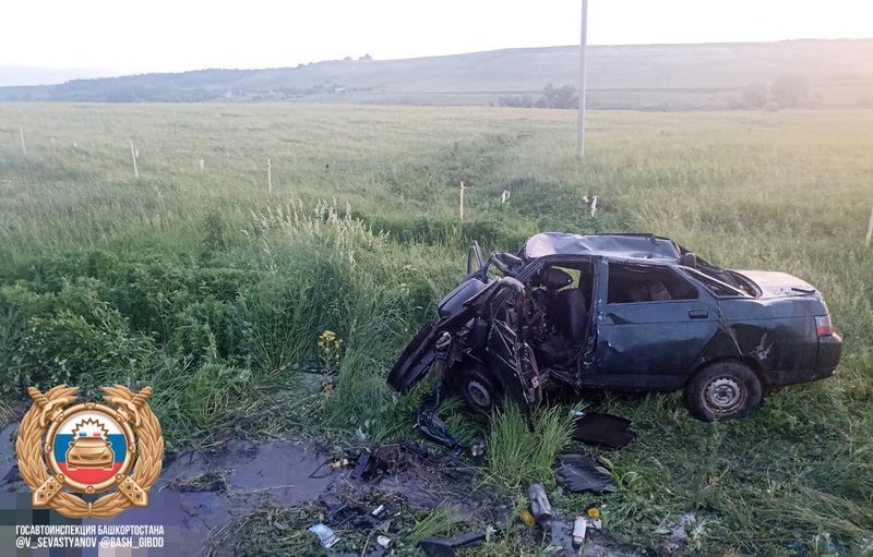 Водитель и пассажир ВАЗа погибли в ДТП на дороге Киргиз-Мияки – Стерлибашево в Башкирии